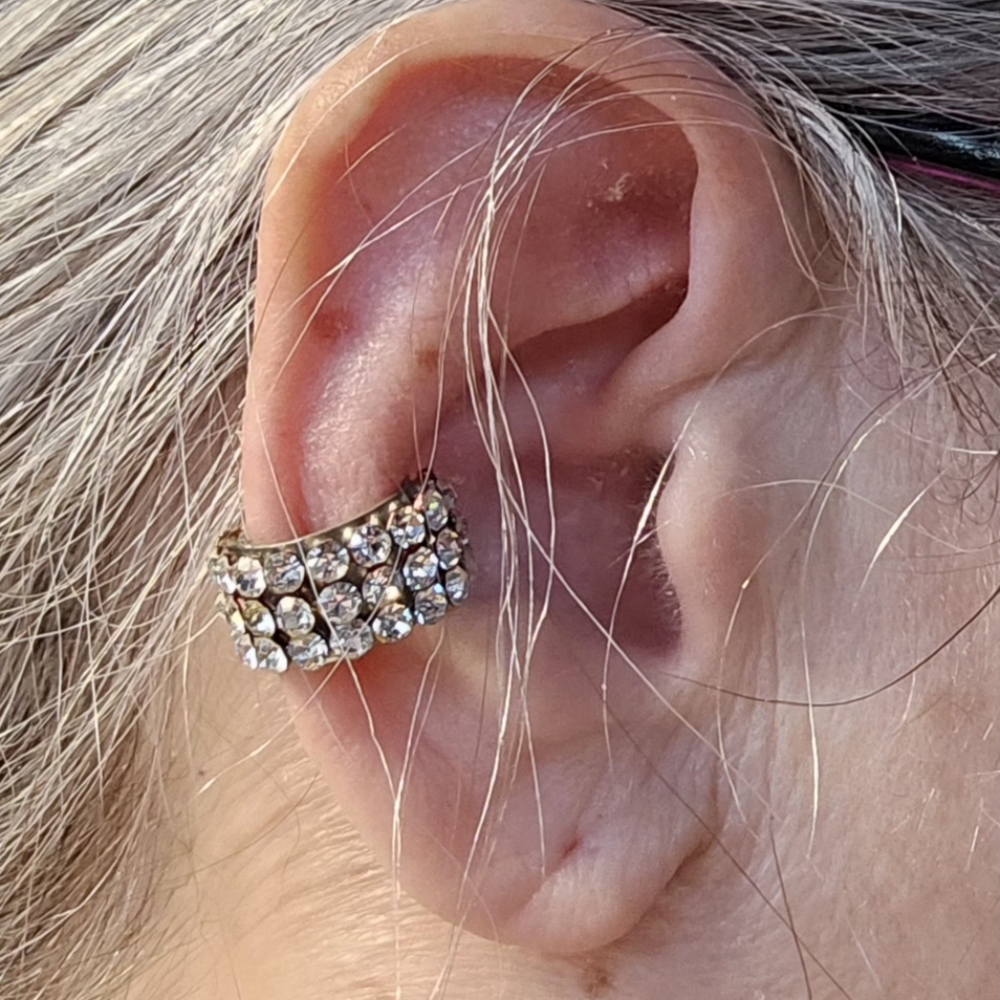 Rhinestone Ear Cuff